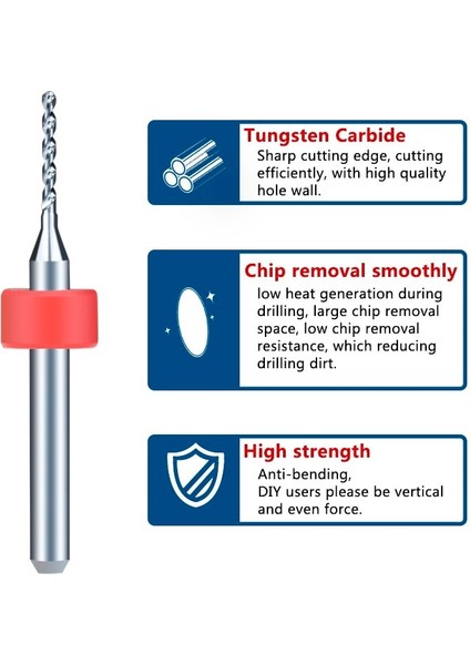40 Adet 0.1-2.0mm Xcan Matkap Ucu Seti Pcb Devre Tabancası Matkap Ucu 1/8 ''shank Mikro Delme Aracı Bit (Yurt Dışından) indirimleri