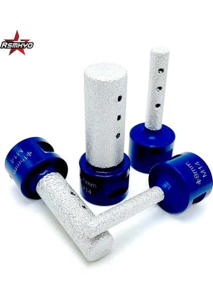 8mm Rsmxyo 1 Pc 6/8/10/15/20/25/30MM Açı Öğütücü M14 Konu Vakum Kaynaklı Elmas Parmak Uçları Mermer Seramik Karo Granit (Yurt Dışından) fırsatları