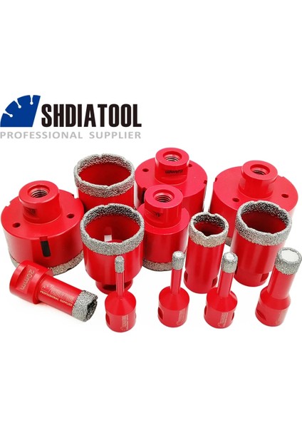 20MM 1 Adet Shdıatool 1 Adet Elmas Delme Çekirdek Uçları M14 Konu Porselen Karo Taş Taçlar Matkap Taçlar Mermer Taş Duvar Delik Testere (Yurt Dışından)