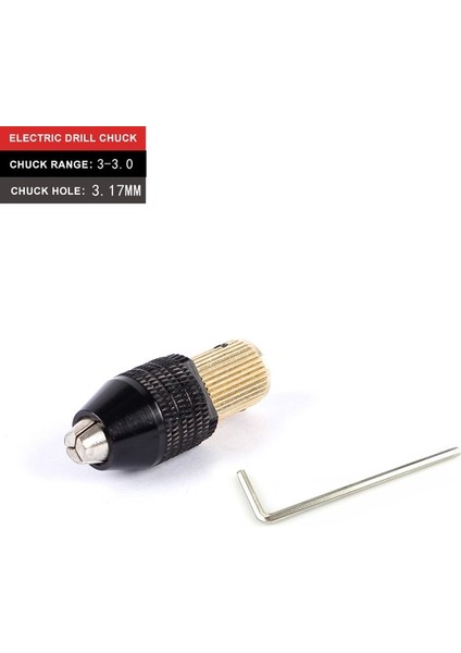 3.17 Büküm Matkap Ucu Kiti 0.6/1.0/1.5/2.0mm Mini Matkap Chuck Hızlı Değişim Anahtarsız Uç Adaptörü 2.0/2.35/3.0/3.17/5.0 Tutucu Kelepçe Araçları (Yurt Dışından)