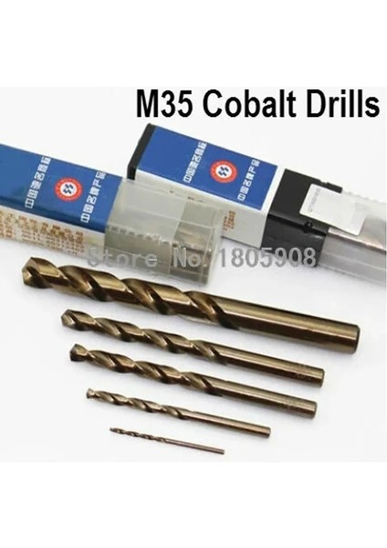5.1mm 10 Adet 1.0mm-8.0mm M35 Hss-Co Kobalt Matkap Uçları Hss Büküm Matkap Ucu Paslanmaz Çelik Için (1.5/2/2.5/3/4/4.5/5/6/6.5/7/7.5/8.0mm) (Yurt Dışından)