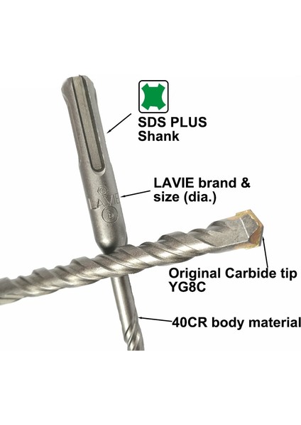 10MM 110MM Lavıe 1 Adet 4 5 6 7 8 10 12 Sds Plus Delik Testere Sondaj 110MM 160MM Elektrikli Darbeli Matkap Uçları Duvar Beton Tuğla Duvar Bit (Yurt Dışından) fiyatları