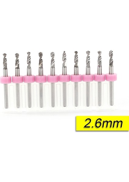 10 Adet 2.6mm Xcan 10 Adet 2.1mm Ila 3.0mm Pcb Matkap Ucu Seti Sondaj Baskı Devre Karbür Cnc Makinesi Mini Matkap Uçları (Yurt Dışından)