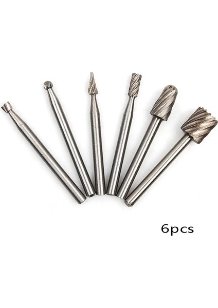 6 Adet Hss Yönlendirme Yönlendirici Matkap Uçları Seti Freze Kesici Döner Çapak Aracı Cnc Gravür Aşındırıcı Aletler Ahşap Metal Freze Kesici (Yurt Dışından)