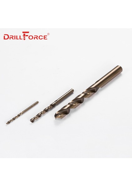 3.4mm 10 Adet Drillforce Tools M42 Kobalt Matkap Ucu Seti, Hss-Co Matkap Seti 0.5-10MM, Sertleştirilmiş Çelikte Delme Için, Dökme Demir Paslanmaz Çelik (Yurt Dışından)