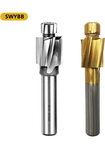 Hss-Tin 6 Adet Hss Havşa Cıvata Matkap Havşa Freze Kesici M3 Kalay Kaplı M4 M5 M6 M12 Cnc Havşa Vida Altıgen Delik Metal Aracı (Yurt Dışından)