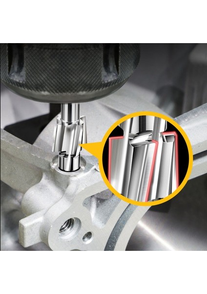 Hss-Tin 6 Adet Hss Havşa Cıvata Matkap Havşa Freze Kesici M3 Kalay Kaplı M4 M5 M6 M12 Cnc Havşa Vida Altıgen Delik Metal Aracı (Yurt Dışından)