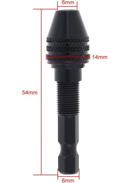 Matkap Chuck Mini 0.3-3.2mm Evrensel Sürücü Adaptörü 1/4 Hex Shank Mini Elektronik Matkap Chuck Bit Araç Seti (Yurt Dışından)