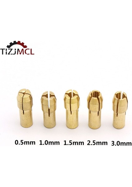 5.05MM 7 Adet Mini Matkap Aynaları Chuck Adaptörü Mini Araçlar Için Bakır Matkap Klasörü Bakır Kap Eksen Matkap Pens Anahtarı Ile2/2.35/4.05/5.05 (Yurt Dışından)