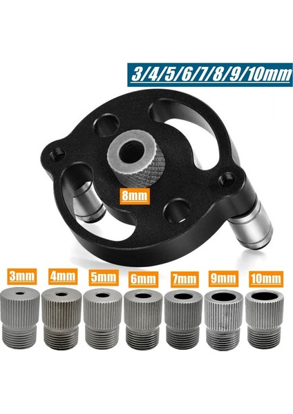 Set-D Yükseltilmiş Kendinden Merkezleme Dübel Jig 3-10MM Dikey Cep Delik Jig Delik Zımba Bulucu Matkap Kılavuzu Marangozluk Için Araçlar (Yurt Dışından)