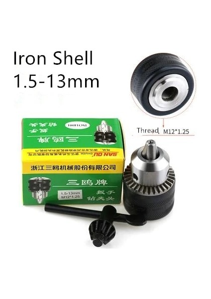 24 San Ou 1.5-10MM Metal Sabit Anahtarlı Matkap Chuck Dönüştürücü 100 Açı Öğütücü Matkap Chuck M10 Konu Adaptörü (Yurt Dışından)