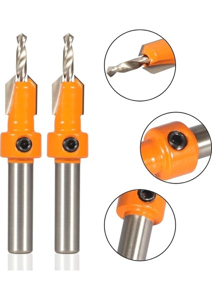 8X8X3.5 Yusun 8 mm Shank Hss Havşa Yönlendirici Bit Vida Çıkarıcı Ağaç Işleme Freze Kesicisi Ahşap (Yurt Dışından) fırsatları