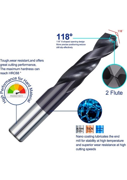 4.2X27X45 Karbür Matkap Ucu 1.0-12MM Büküm Matkap Uçları Vapo Kaplamalı Paslanmaz Tungsten Tabancası Matkap Ucu Cnc Torna Makinesi (Yurt Dışından) modelleri