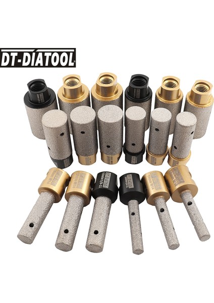 20MM M10 Konu DIATOOL1PC Elmas Freze Uçları M14 58 M10 Parmak Uçları Delik Testere Taşlama Kesiciler Porselen Mermer Granit Dia 10/15/20/25MM (Yurt Dışından) fiyatları
