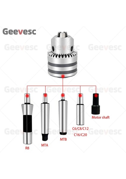 B12 (1.5-10MM) Hafif Matkap Aynası B10 B12 B16 B18 Konik Delik Freze Makinesi Takım Matkap Aynası Rotasyon Sıkma Cnc Takım Matkap Için Makine Aynası (Yurt Dışından)