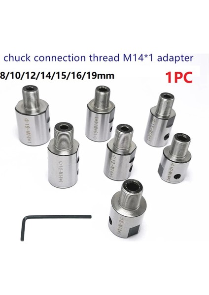 15MM 8-19MM Biyel M14 Paslanmaz Çelik Konu Adaptörü K01-50/63 K02-50/63 Mini Torna Aynası Güç Aracı Aksesuarları (Yurt Dışından)