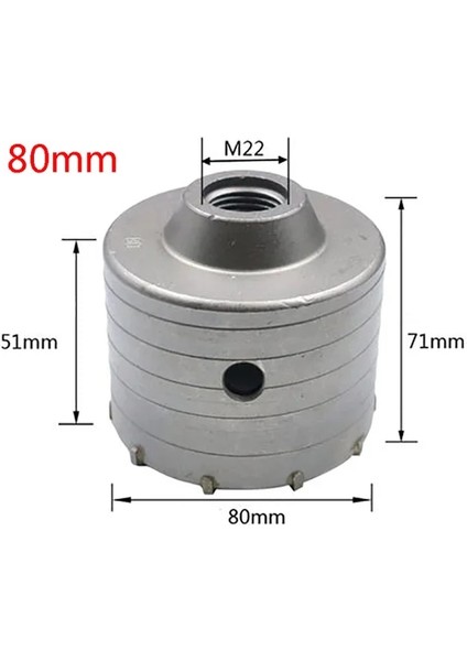 80MM Sds Plus Elektrikli Çekiç Duvar Içi Boş Taş Beton Alaşımlı Delikli Klima Kurulumu Sondaj 30MM-160MM (Yurt Dışından)