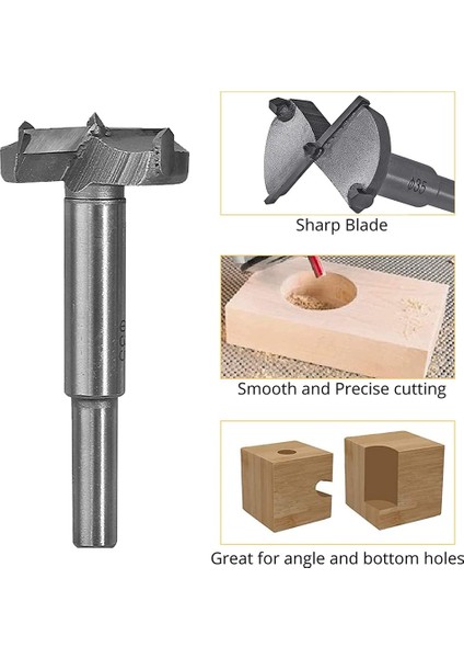 45MM 15MM-100MM Forstner Matkap Ucu Seti Ağaç Işleme Kendinden Merkezleme Delik Testere Tungsten Karbür Ahşap Kesici Alet Takımı (Yurt Dışından)