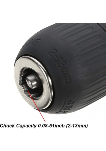 Chuck Kare B Anahtarsız Delme Mandreni 2-13MM Dönüştürücü 1/2 "-20UNF Konu Hızlı Değişim Adaptörü Sds 1/4" Altıgen Darbeli Sürücü Anahtarı Matkap Ucu (Yurt Dışından) modelleri