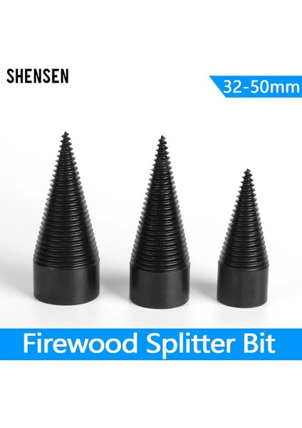32MM Kare Şaft 1 Adet 32/38/42/50MM Yakacak Odun Ayırıcı Koni Matkap Ucu Yuvarlak Altıgen Kare Şaft Ahşap Kırıcı Bölünmüş Ağaç Işleme Aletleri (Yurt Dışından) fiyatları