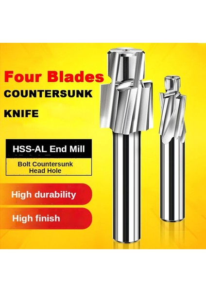 Hss-Tin M18X28 Hss Havşa Cıvata Matkap Havşa Freze Kesici M3 Kalay Kaplı M4 M5 M6 M12 Cnc Havşa Vida Altıgen Delik Metal Aracı (Yurt Dışından)