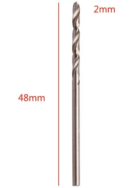 10 Adet 2 mm 10 Adet 1/1.5/2/2.5/3/3.2/3.5/4/4.5/5mm M35 Yuvarlak Şaft Hss-Co Kobalt Büküm Matkap Spiral Matkap Ucu (Yurt Dışından)