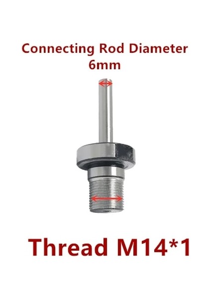 8mm Düz 8mm 10MM 12MM 14MM 15MM 16MM 19MM Adaptör M14 * 1 Biyel Konnektör Burç Ağaç Işleme Aynası Torna Tezgah Değirmeni Dıy (Yurt Dışından)