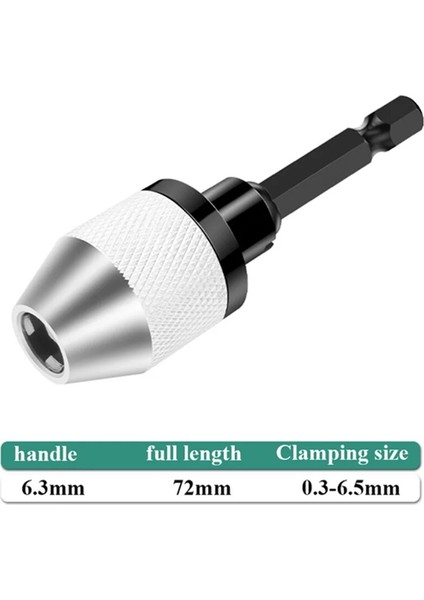 0 3 3 4mm Mini Anahtarsız Matkap Chuck Kendinden Sıkma Elektrikli Matkap Uçları Pens Fikstür Araçları 1-4 -" Hex Shank Hızlı Değişim Adaptörü Dönüştürücü (Yurt Dışından) modelleri