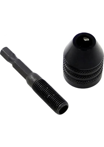 0.6-8mm Siyah Anahtarsız Matkap Chuck Adaptörü Kendiliğinden Sıkın Yüksek Kaliteli Mini Chuck Fikstürü Hızlı Değişim Dönüştürücü Matkap Parçaları Alaşım Mini El Aletleri (Yurt Dışından)