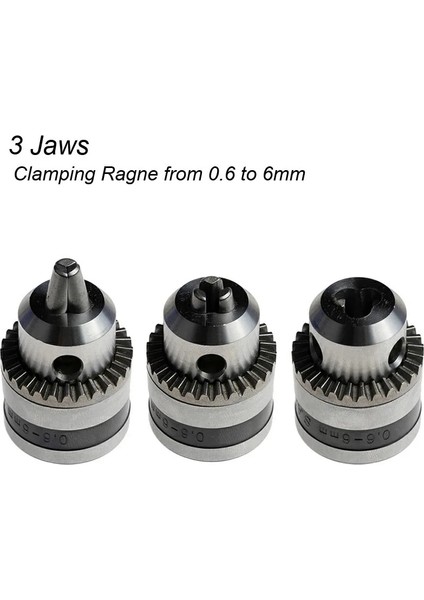 Matkap Chuck Mini Elektrikli Matkap Chuck B10 0.6-6mm Montaj Konik Konnektör Çubuk Motor Şaft Chuck Adaptör Anahtar Anahtarı ile Matkap Için Güç Aracı (Yurt Dışından) fiyatları