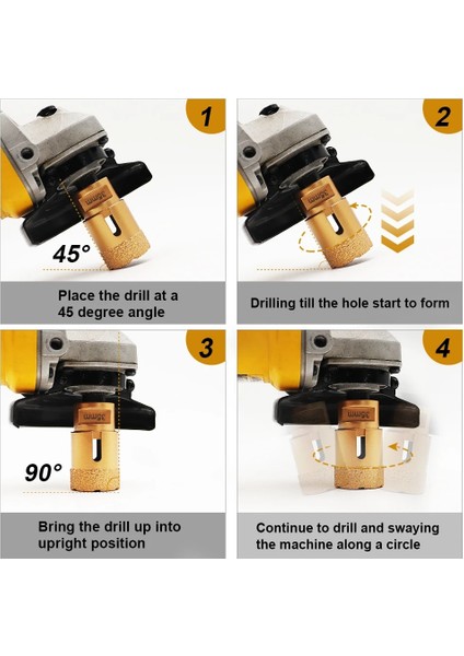 1 Adet 28MM, M14 Iplik Shdıatool Elmas Sondaj Karot Ucu Kuru Vakum Braze M14 Kiremit Duvar Delik Açıcı Testere Kesici Taç Granit Mermer Taş Seramik (Yurt Dışından) fırsatları