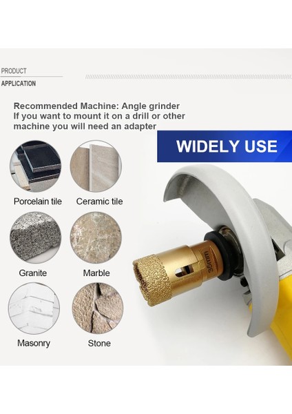 1 Adet 28MM, M14 Iplik Shdıatool Elmas Sondaj Karot Ucu Kuru Vakum Braze M14 Kiremit Duvar Delik Açıcı Testere Kesici Taç Granit Mermer Taş Seramik (Yurt Dışından) indirimleri