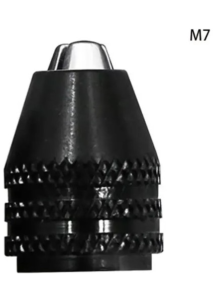1.8 cm M7 Çok Fonksiyonlu M7/m8 Anahtarsız Matkap Chuck Döner Aracı 4 Tip Isteğe Bağlı Chucks Adaptörü Evrensel Mini Mandrel Dönüştürücü (Yurt Dışından)