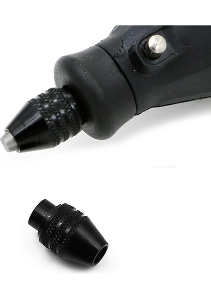 Uzun Kuyruk M8X0.75MM 0.5-3.2mm Çoklu Matkap Chuck Mini 3 Çene Hızlı Değişim Anahtarsız Matkap Ucu Adaptörü Dremel Döner Araçları Gravür Aksesuarları (Yurt Dışından) fırsatları