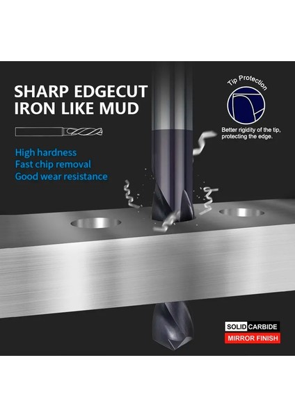 2.5X20X38 Karbür Matkap Ucu 1.0-12MM Büküm Matkap Uçları Vapo Kaplamalı Paslanmaz Tungsten Tabancası Matkap Ucu Cnc Torna Makinesi (Yurt Dışından) fırsatları