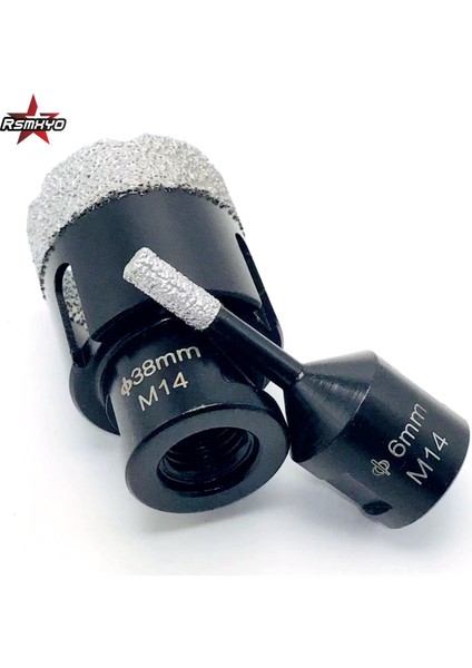 100MM M14 Konu Kuru Vakum Lehimli Elmas Sondaj Karot Ucu Porselen Karo Matkap Uçları Mermer Taş Duvar Delik Testere Açı Öğütücü Için (Yurt Dışından) fiyatları