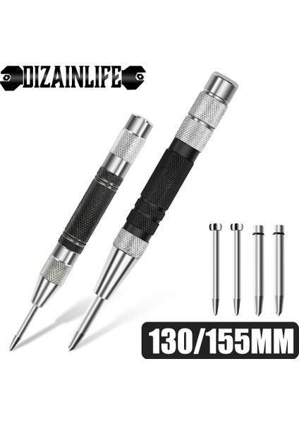 150MM Set Plus Otomatik Merkez Yumruk Darbe Yaylı Ayarlanabilir Gerginlik Delme Markalama Aracı Metal/cam/ahşap Için (Yurt Dışından) fiyatları