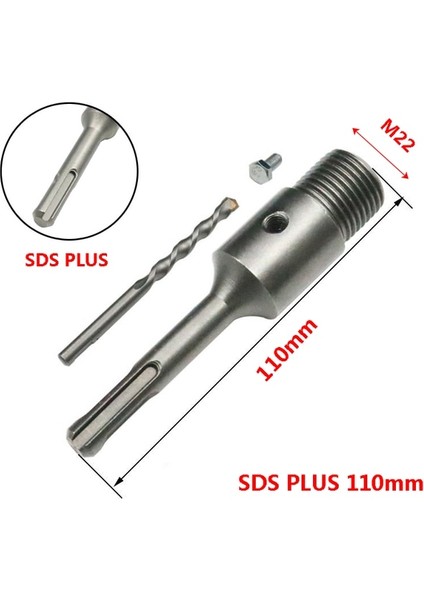 Sds Plus 110MM Sds Plus Elektrikli Çekiç Duvar Içi Boş Taş Beton Alaşımlı Delikli Klima Kurulumu Sondaj 30MM-160MM (Yurt Dışından)