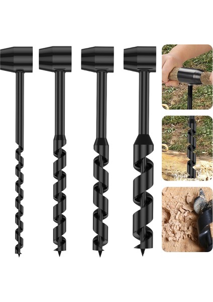 10 x 230MM Bushcraft El Matkap Karbon Çelik Manuel Burgu Matkap Taşınabilir Manuel Survival Matkap Ucu Kendinden Dokunarak Survival Ahşap Yumruk Aracı (Yurt Dışından) indirimleri