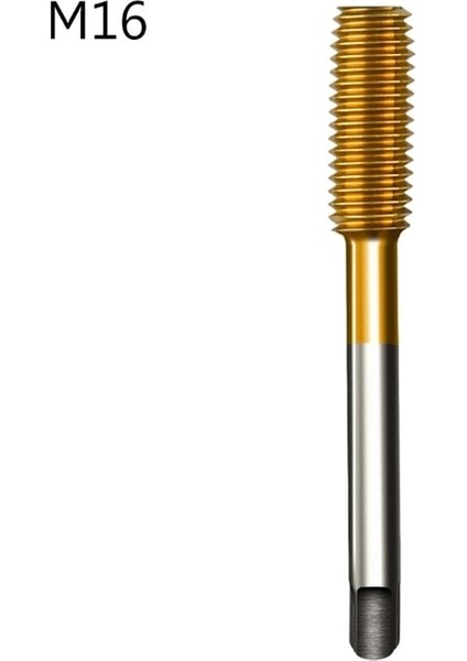 16MM Ekstrüzyon Muslukları Yüksek Hassasiyetli Diş Paslanmaz Çelik Kılavuz Çekmek Için Talaşsız Musluklar (Yurt Dışından)