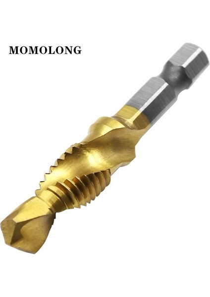 3 Adet Altın -1 Takım M3 M4 M5 M6 M8 M10 Dokunun Matkap Uçları 1/4 Hex Shank Makinesi El Musluklar Titanyum Kaplamalı Hss Delme Dokunun Uçları Konu Vida Araçları (Yurt Dışından) indirimleri