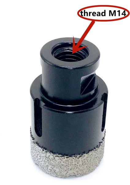 55MM Rsmxyo 1 Adet Kuru Elmas Delme Çekirdek Uçları Seramik Karo Delik Testere Kesici Granit Mermer Matkap Uçları M14 Konu Açıcı (Yurt Dışından)
