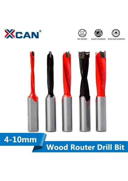 4X70R Xcan 1 Adet 4-10MM Sol/sağ Rotasyon Ahşap Forstner Matkap Uçları Yönlendirici Ucu Sıra Sondaj 2 Flüt Ahşap Delik Kesici Yönlendirici Matkap Ucu (Yurt Dışından)