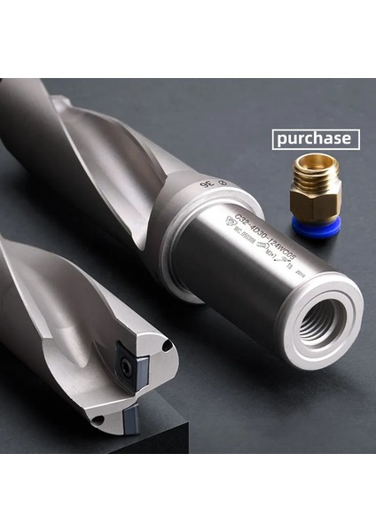 C32-D27-SP07 2d Sp Serisi Matkap Uçları Uçlu Matkap Metal Matkap Uçları 13MM-50MM Derinlik 2d 3D 4d Endekslenebilir U Matkap Makine Tornaları Cnc Su (Yurt Dışından)