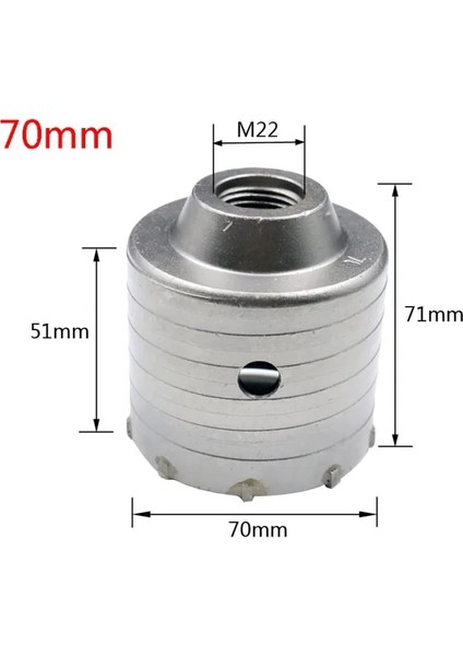 70MM Sds Plus Elektrikli Çekiç Duvar Içi Boş Taş Beton Alaşımlı Delikli Klima Kurulumu Sondaj 30MM-160MM (Yurt Dışından)