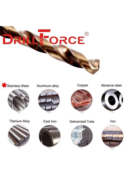 5.5mm 10 Adet 0.5mm-8.0mm M35 Hss-Co Kobalt Matkap Uçları Hss Büküm Matkap Ucu Paslanmaz Çelik (0.5/1.5/2/2.5/3/4/4.5/5/5.5/6/6.5/7/8mm) (Yurt Dışından)