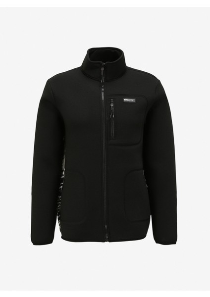 Siyah Erkek Dik Yaka Sweatmont D3WM-SWT7