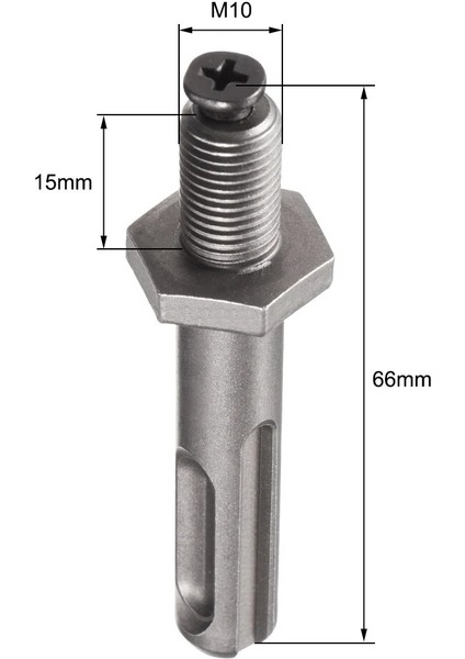 68X17MM 5 Adet 3/8 "1/2" Matkap Chuck Adaptörü Sds Plus 3/8 "1/2" M10 M13 Konu Anahtarsız Matkap Chuck Adaptörü Yuvarlak Şaft Darbeli Sürücü Için (Yurt Dışından) fırsatları