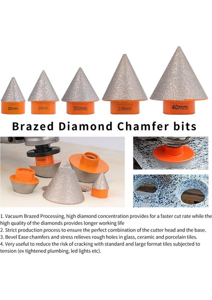 38MM Xcan M14 Elmas Pah Uçları 20-75MM Freze Kiremit Kesici Mermer Beton Delik Testere Duvar Sondaj Taçlar Inşaat Araçları (Yurt Dışından) fiyatları