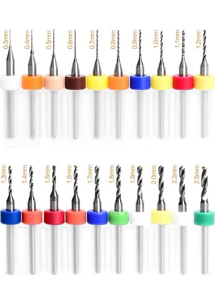 Temel 4.2mm Bb Pcb Mikro Matkap Karbür Mini Uçları Baskı Devre Dıy 0.1mm Ila 6.0mm Çap 3.175 1 8 Shank 10 Adet Set (Yurt Dışından) fiyatları